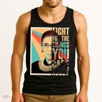Fight For The Things You Care About Ruth Ginsburg Tribute Tank Top thumb 3