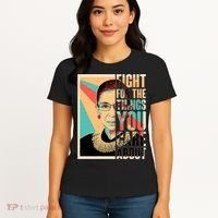 Fight For The Things You Care About Ruth Ginsburg Tribute Women's T-Shirt thumb 4