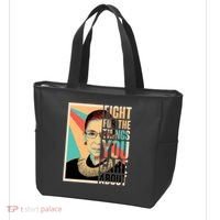 Fight For The Things You Care About Ruth Ginsburg Tribute Tote Bag thumb 3