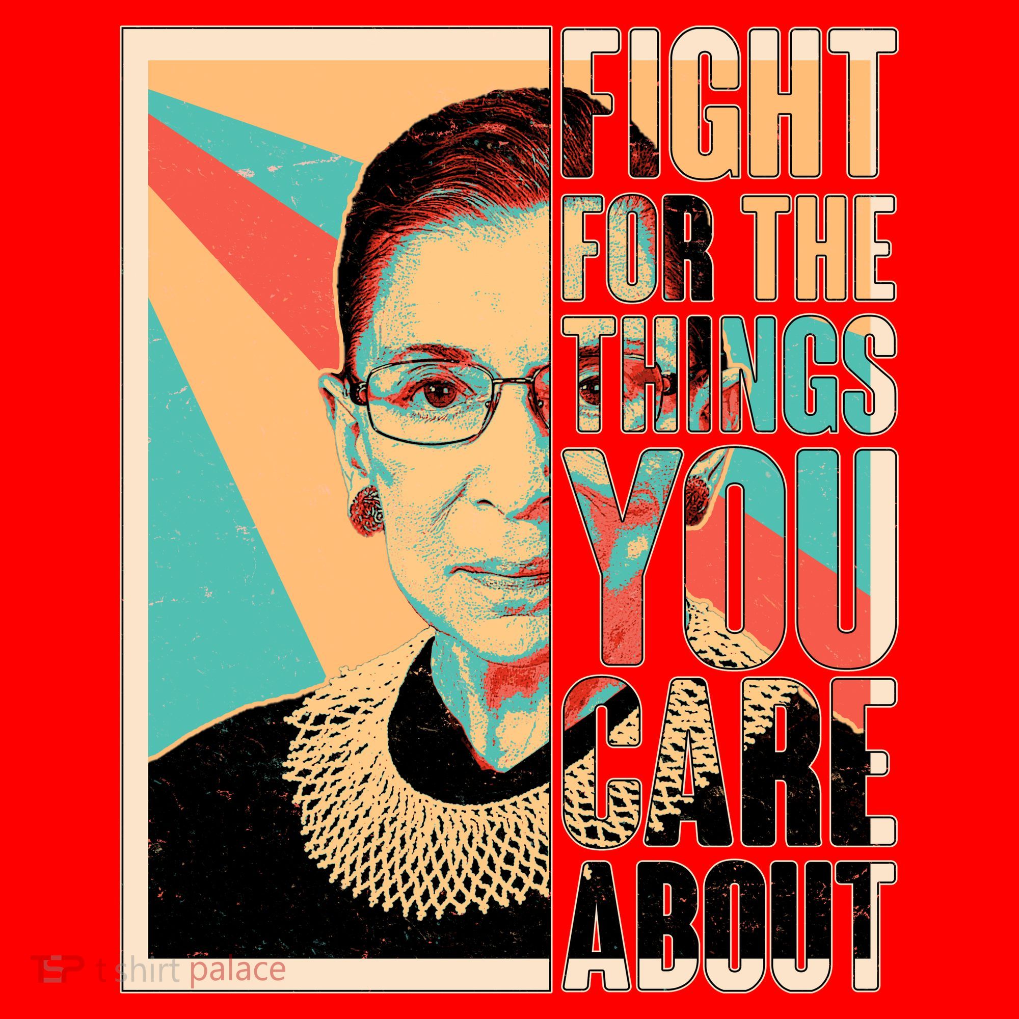 Fight For The Things You Care About Ruth Ginsburg Tribute Santa Hat