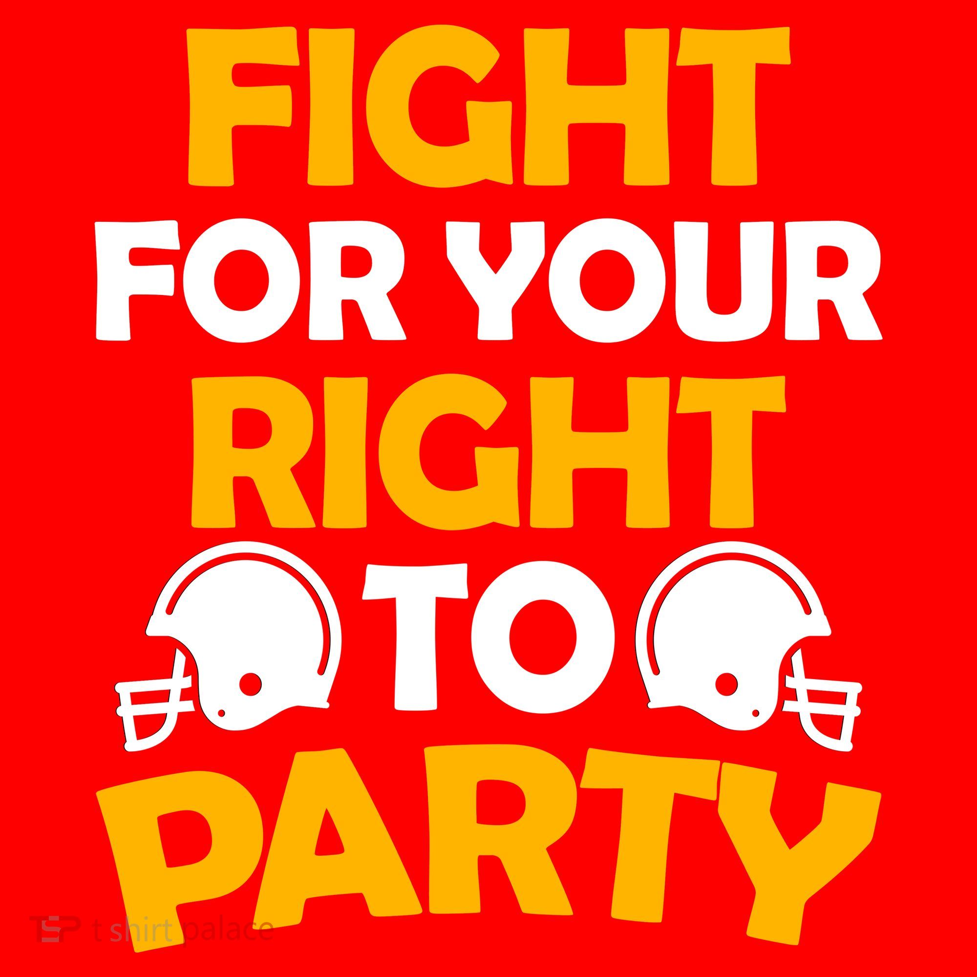 Fight For Your Right To Party KC Football Hoodie