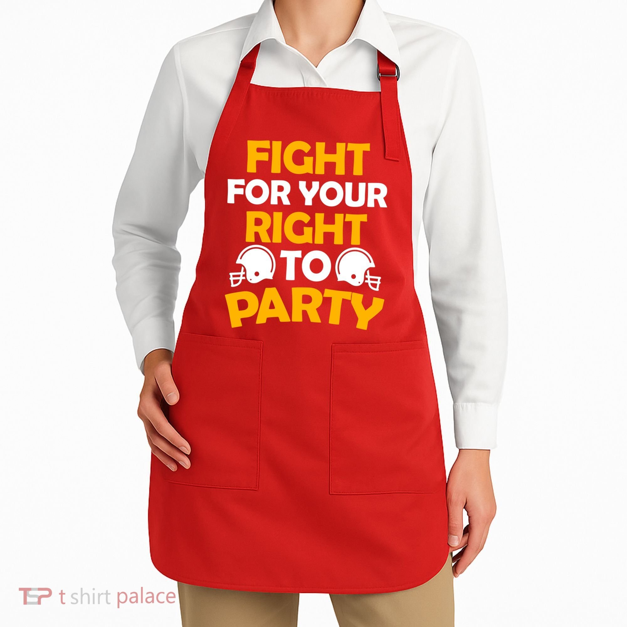 Fight For Your Right To Party KC Football Apron