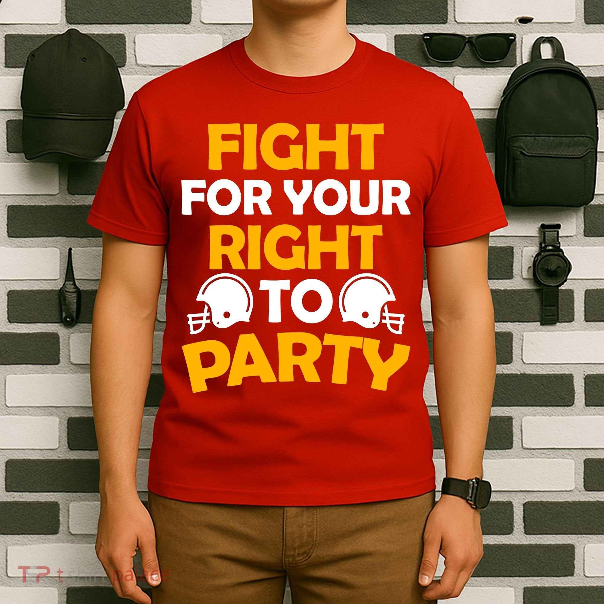 Fight For Your Right To Party KC Football T-Shirt