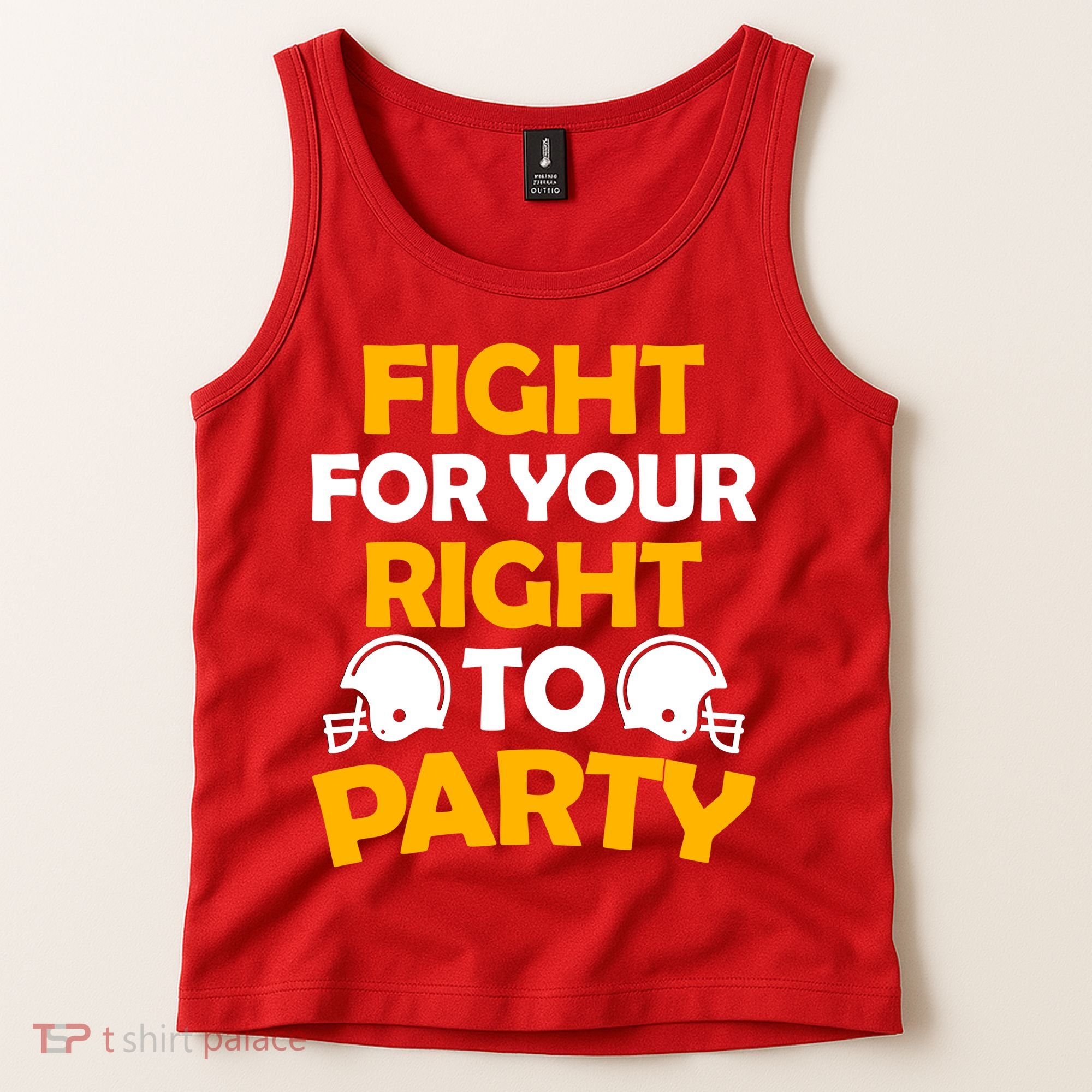 Fight For Your Right To Party KC Football Tank Top