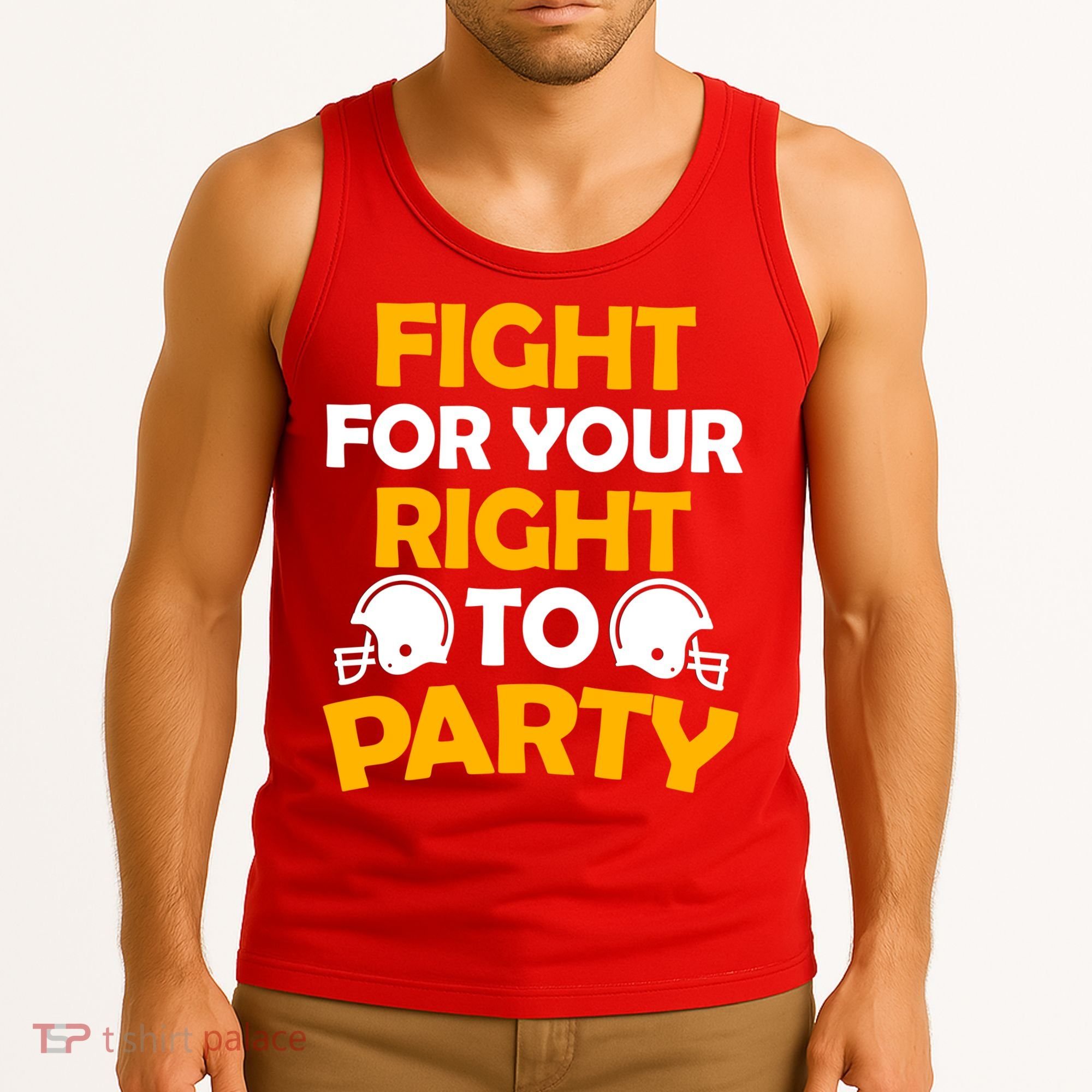 Fight For Your Right To Party KC Football Tank Top
