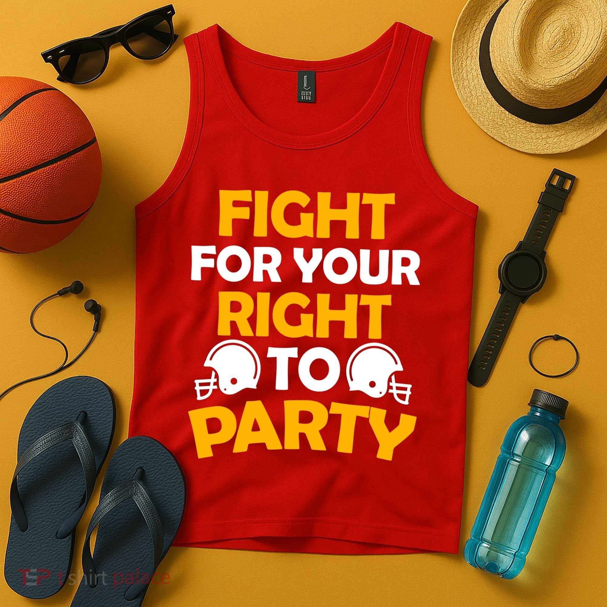 Fight For Your Right To Party KC Football Tank Top