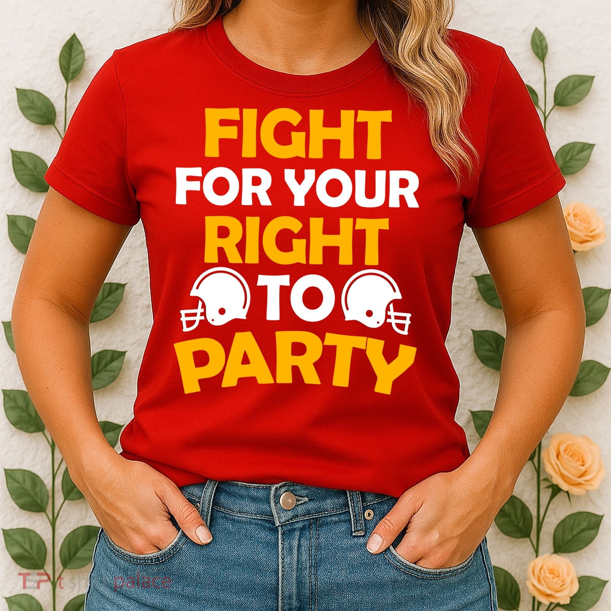 Fight For Your Right To Party KC Football Women's T-Shirt