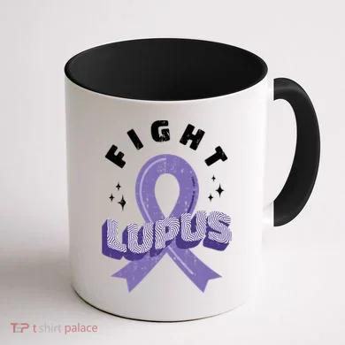 Fight Lupus Coffee Mug back