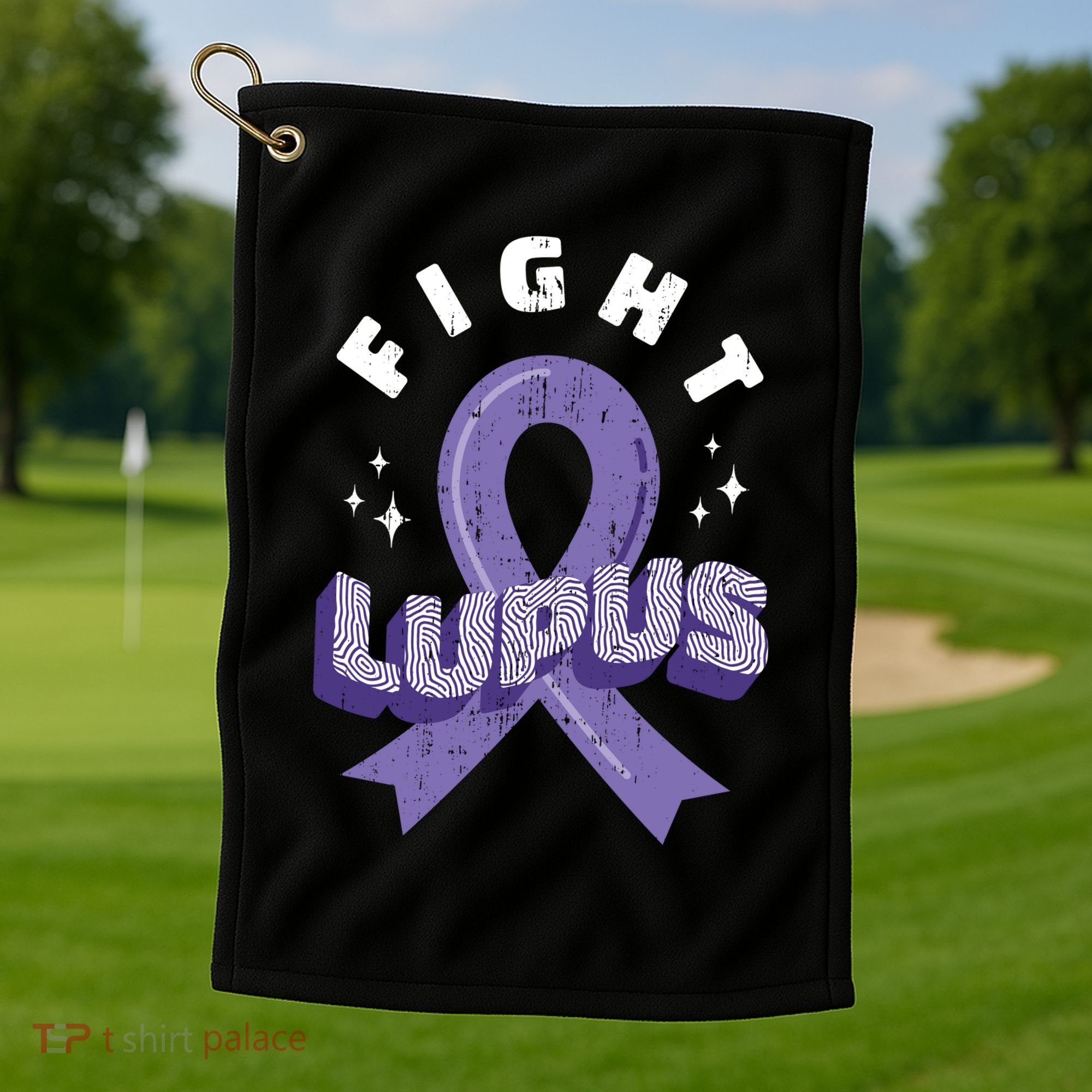 Fight Lupus Golf Towel