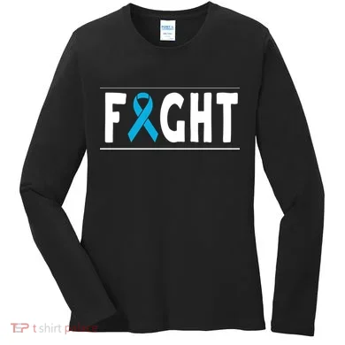 Fight Prostate Cancer Women's Long Sleeve Shirt