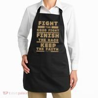 Fight The Good Fight Christian Faith Apron thumb 2