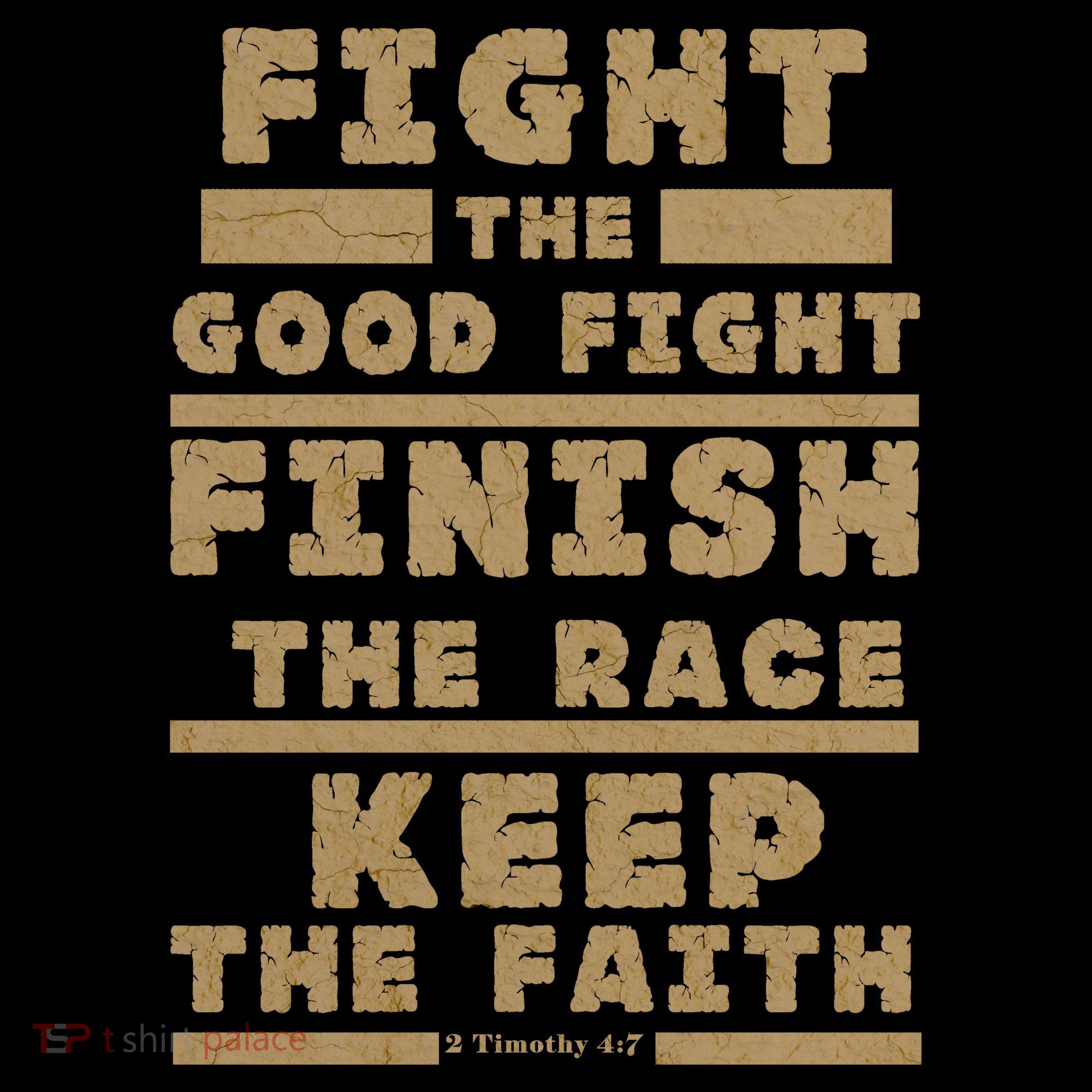 Fight The Good Fight Christian Faith Mousepad