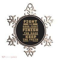 Fight The Good Fight Christian Faith Ornament thumb 0