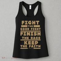 Fight The Good Fight Christian Faith Women's Tank Top thumb 3