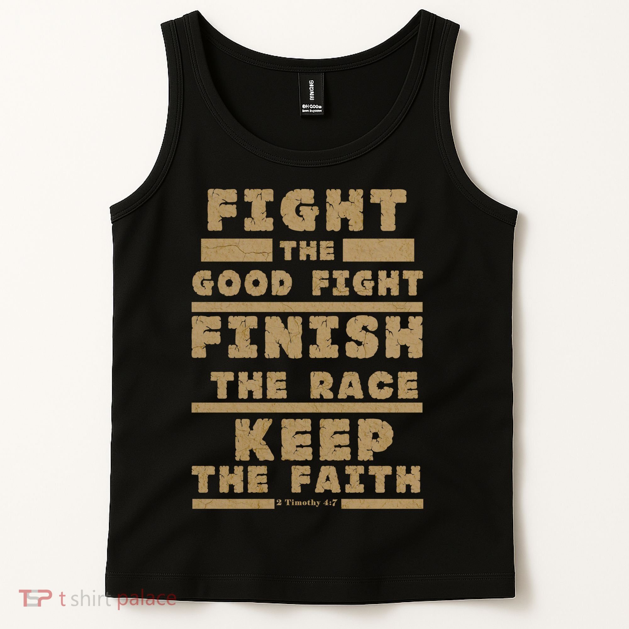 Fight The Good Fight Christian Faith Tank Top