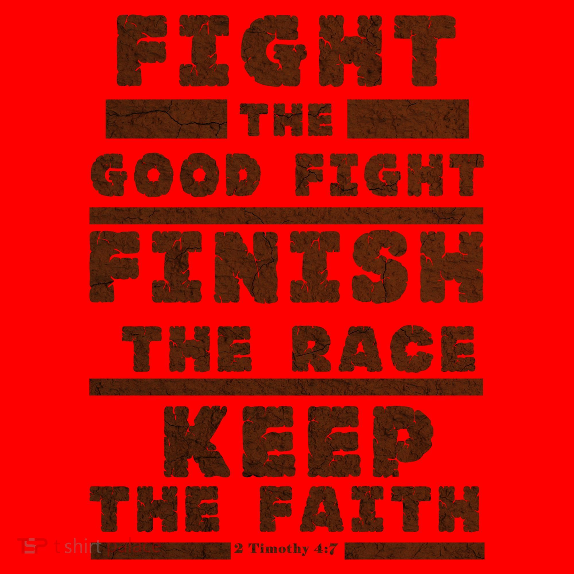 Fight The Good Fight Christian Faith Santa Hat
