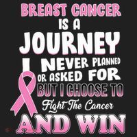 Fight The Journey And Win Breast Cancer Women's Sweatshirt thumb 2