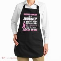 Fight The Journey And Win Breast Cancer Apron thumb 2