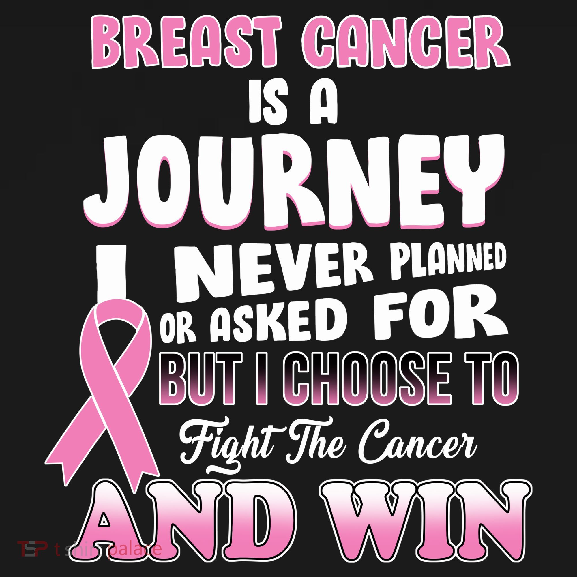 Fight The Journey And Win Breast Cancer Apron