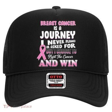 Fight The Journey And Win Breast Cancer Hat