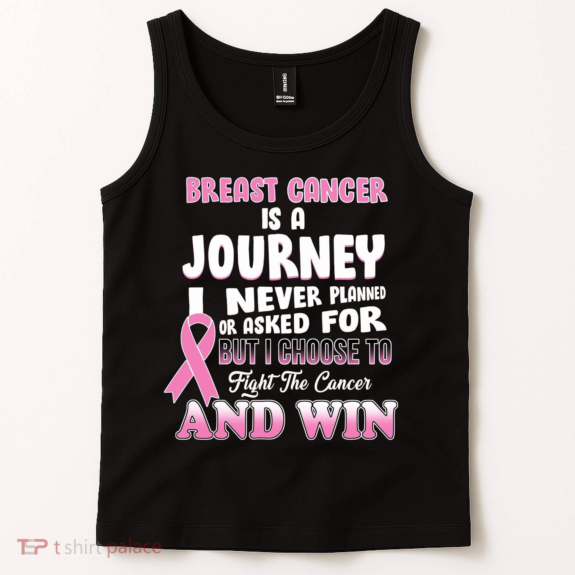 Fight The Journey And Win Breast Cancer Tank Top