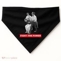 Fight The Power Bernie Arrested USA-Made Doggie Bandana thumb 0