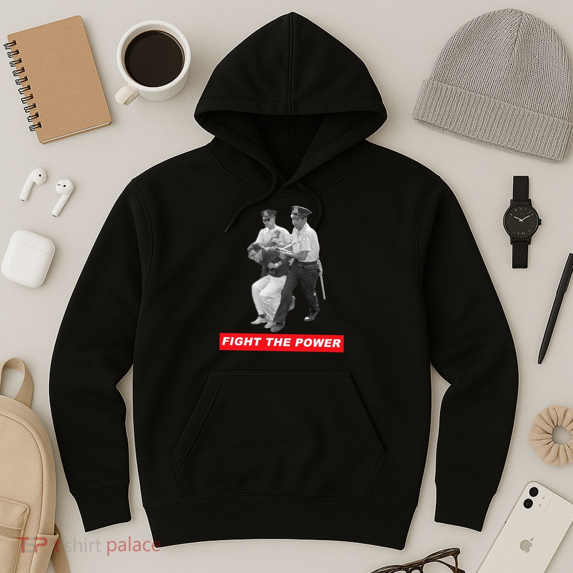 Fight The Power Bernie Arrested Hoodie