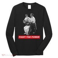 Fight The Power Bernie Arrested Long Sleeve Shirt thumb 0
