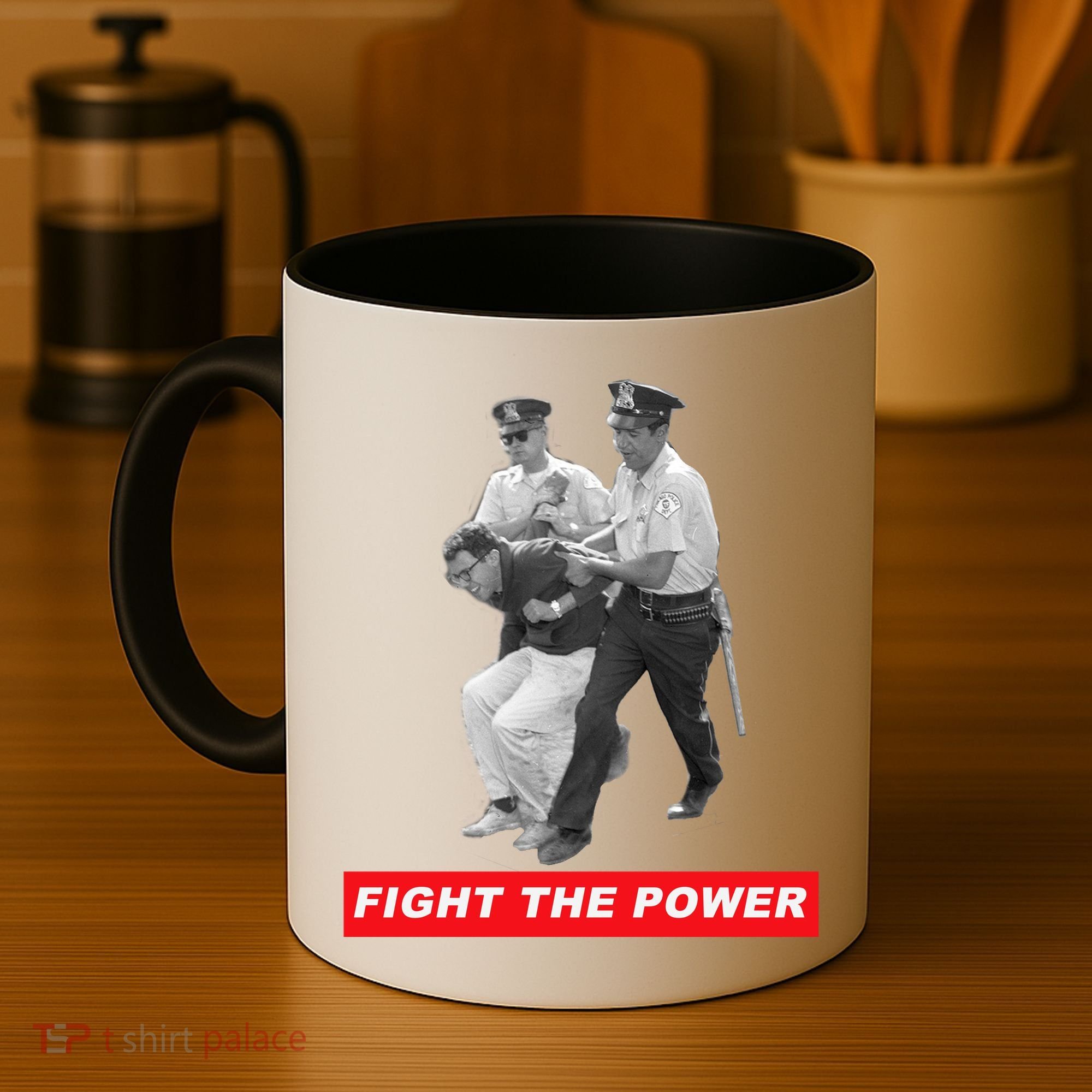 Fight The Power Bernie Arrested Coffee Mug