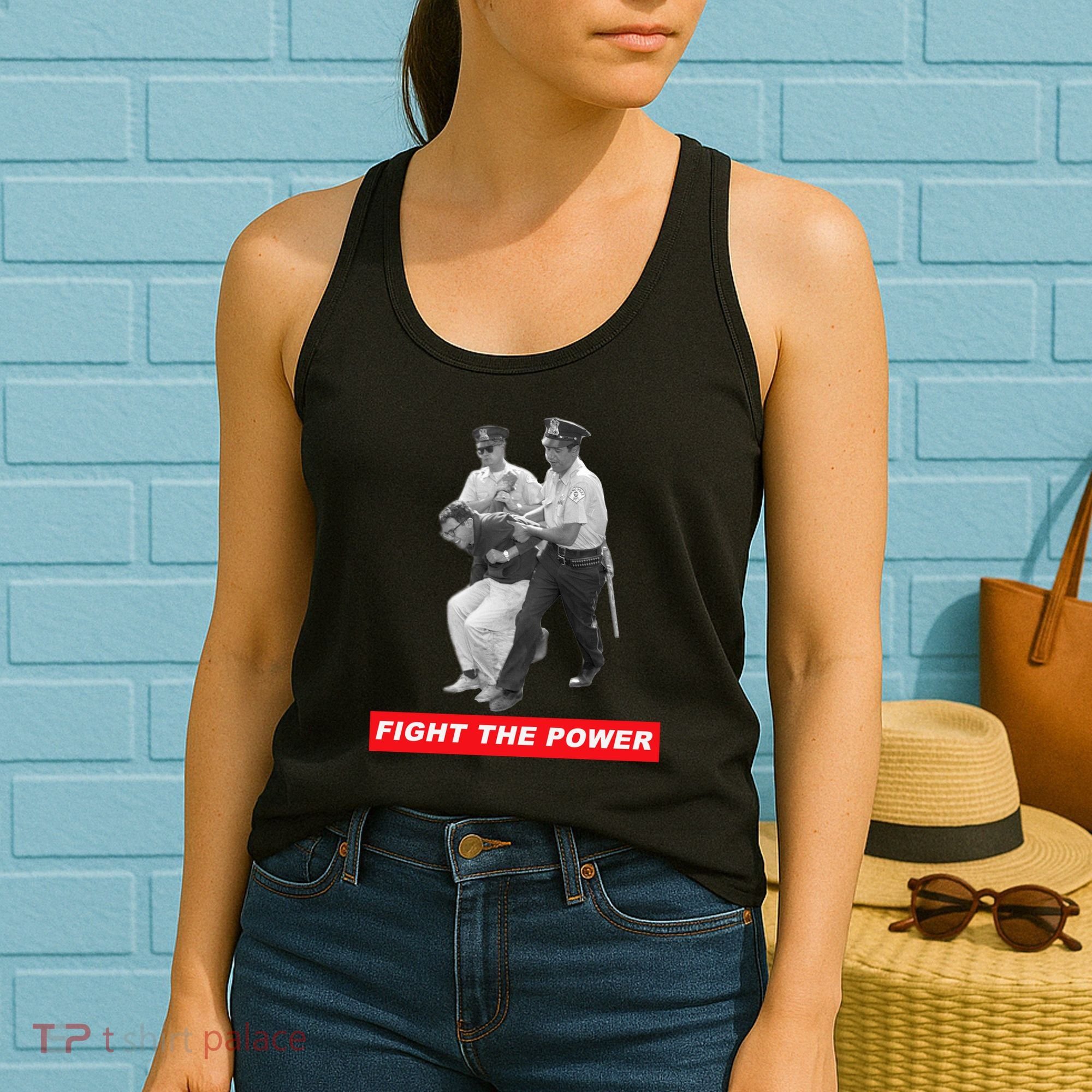 Fight The Power Bernie Arrested Women's Tank Top