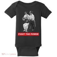 Fight The Power Bernie Arrested Baby Bodysuit thumb 0