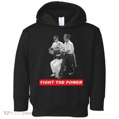 Fight The Power Bernie Arrested Toddler Hoodie