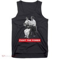 Fight The Power Bernie Arrested Tank Top thumb 0