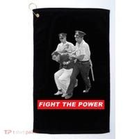 Fight The Power Bernie Arrested Golf Towel thumb 0