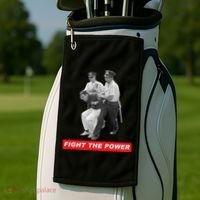 Fight The Power Bernie Arrested Golf Towel thumb 2