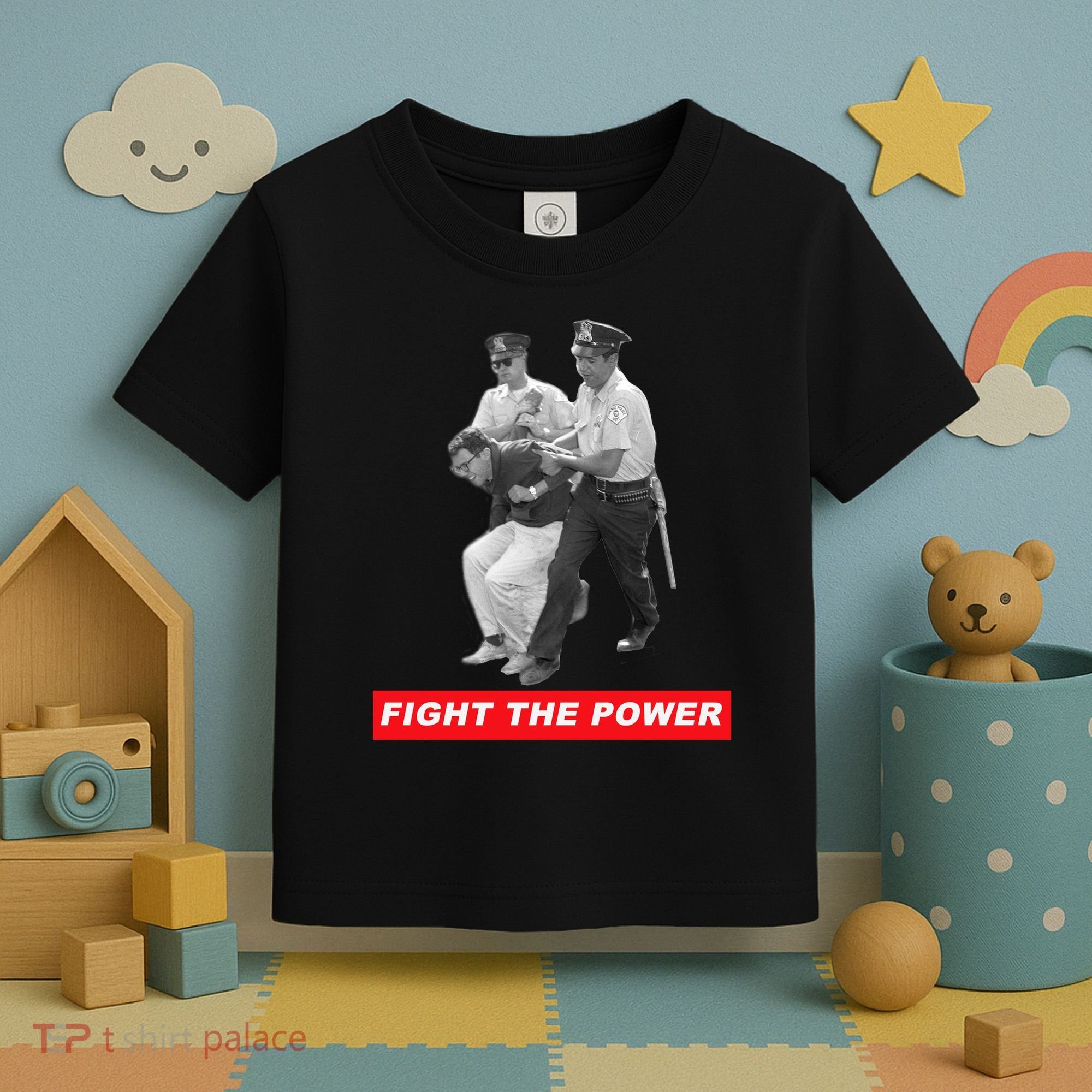 Fight The Power Bernie Arrested Toddler T-Shirt