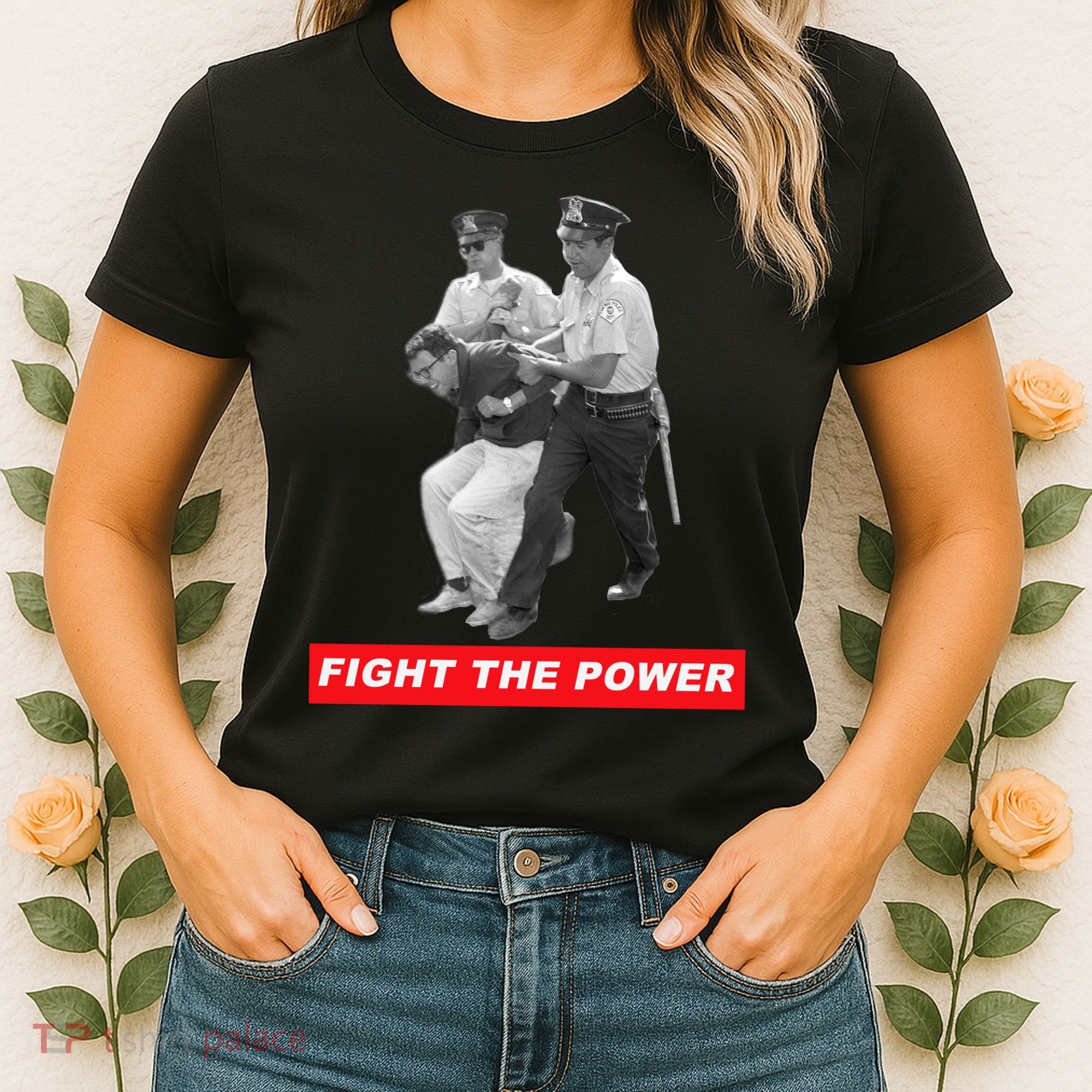 Fight The Power Bernie Arrested Women's T-Shirt