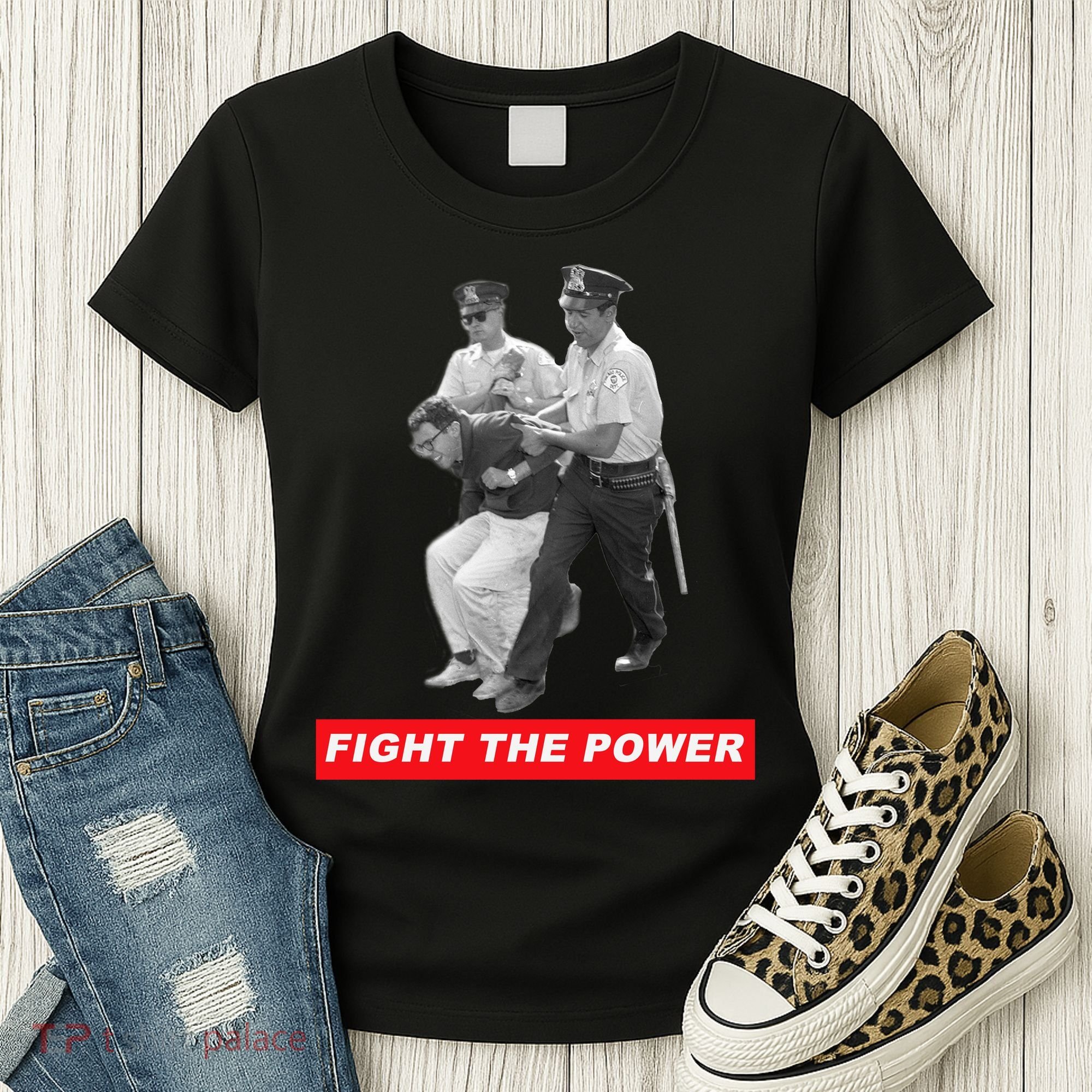 Fight The Power Bernie Arrested Women's T-Shirt