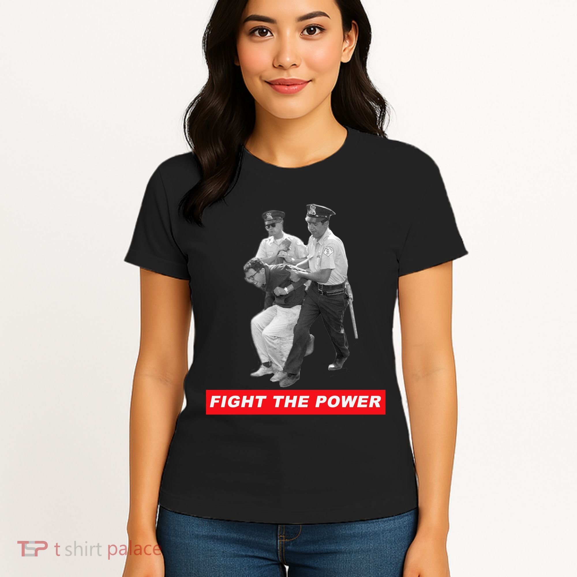 Fight The Power Bernie Arrested Women's T-Shirt