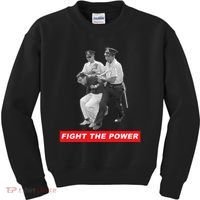 Fight The Power Bernie Arrested Kids Sweatshirt thumb 0