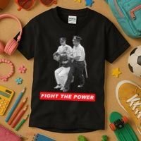 Fight The Power Bernie Arrested Kids T-Shirt thumb 3