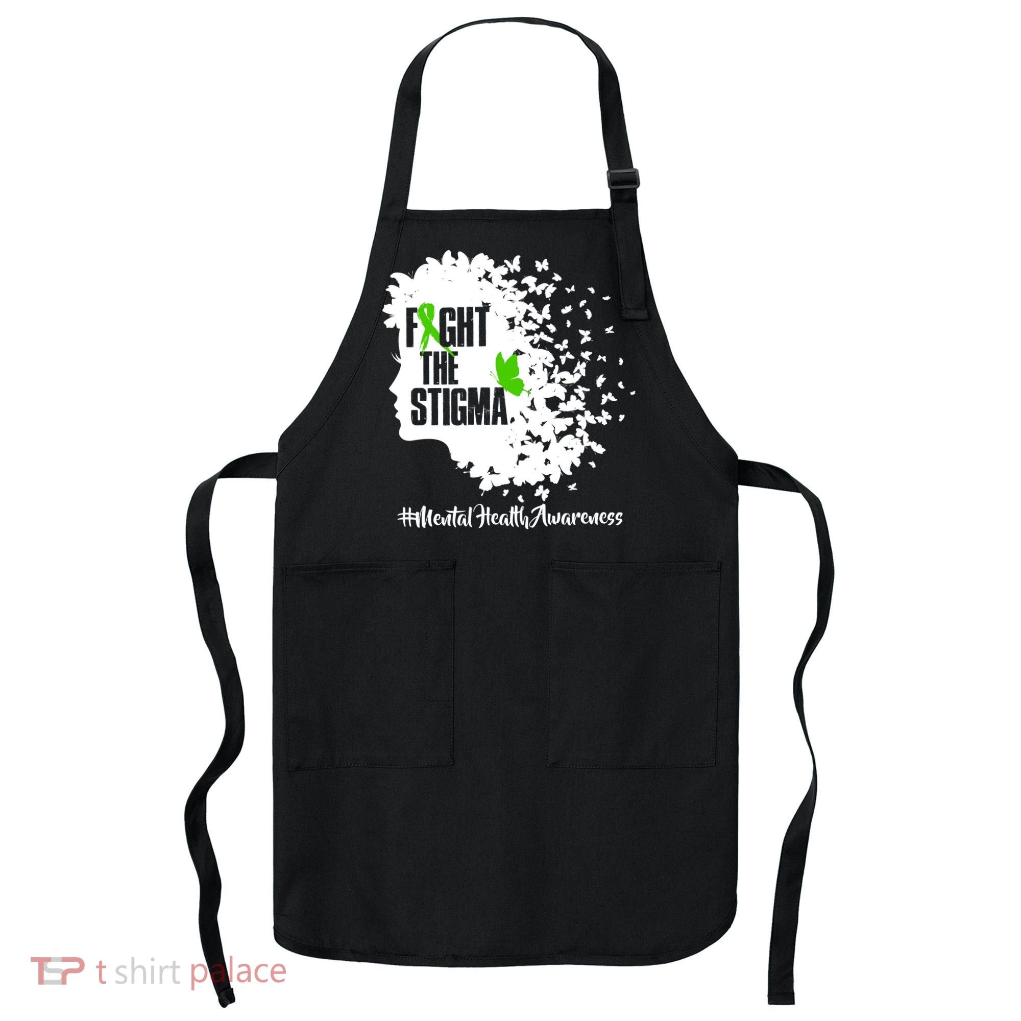 Fight The Stigma Butterflies Mental Health Apron