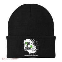 Fight The Stigma Butterflies Mental Health Beanie thumb 0