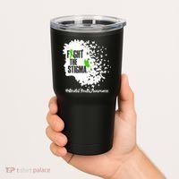 Fight The Stigma Butterflies Mental Health Tumbler thumb 2