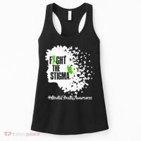 Fight The Stigma Butterflies Mental Health Women's Tank Top thumb 0