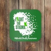 Fight The Stigma Butterflies Mental Health Coaster thumb 0