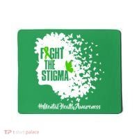 Fight The Stigma Butterflies Mental Health Mousepad thumb 0