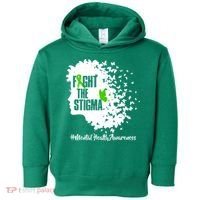 Fight The Stigma Butterflies Mental Health Toddler Hoodie thumb 0
