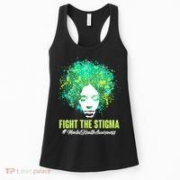 Fight The Stigma Mental Health Awareness Butterflies Women's Tank Top thumb 0