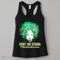 Fight The Stigma Mental Health Awareness Butterflies Women's Tank Top thumb 3